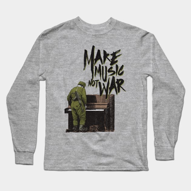 make music not war Long Sleeve T-Shirt by inblooming